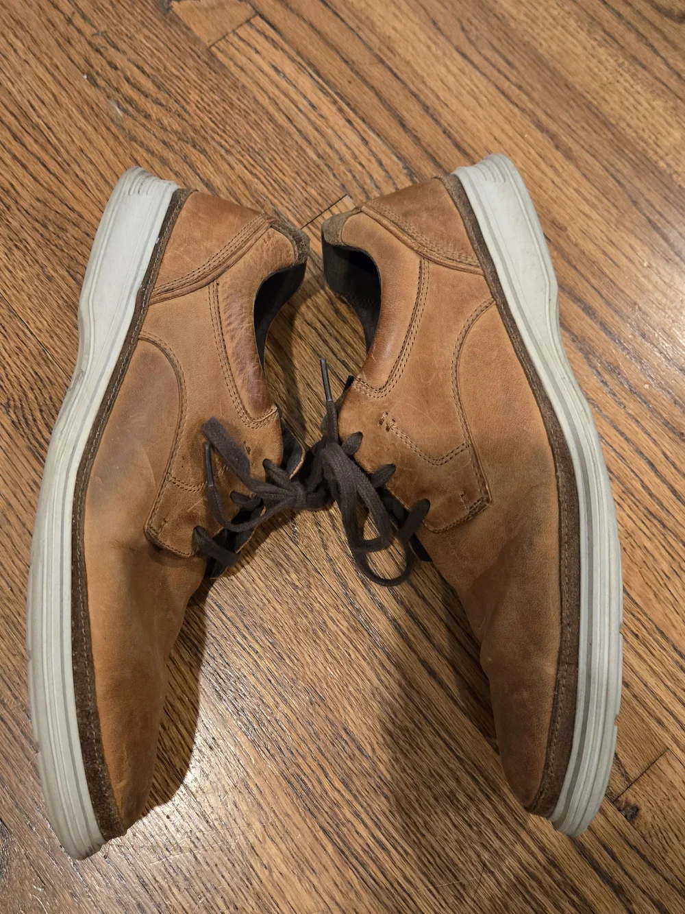 **4 Items for $15** Rockport Tan Brown Leather Chukka Sneakers